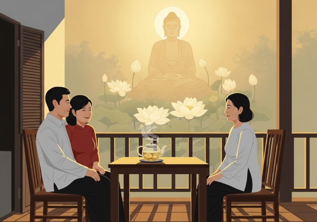 Chánh ngữ trong hôn nhân: Bí quyết giữ gìn tổ ấm theo lời Phật dạy 4 Chánh ngữ trong hôn nhân: Bí quyết giữ gìn tổ ấm theo lời Phật dạy