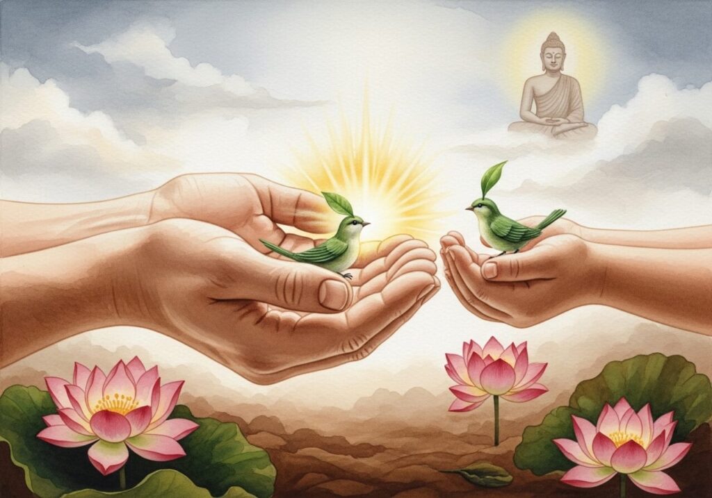 Dạy Con Theo Tinh Thần Phật Giáo: Đừng Biến Nhân Quả Thành Nỗi Sợ 5 Dạy Con Theo Tinh Thần Phật Giáo: Đừng Biến Nhân Quả Thành Nỗi Sợ