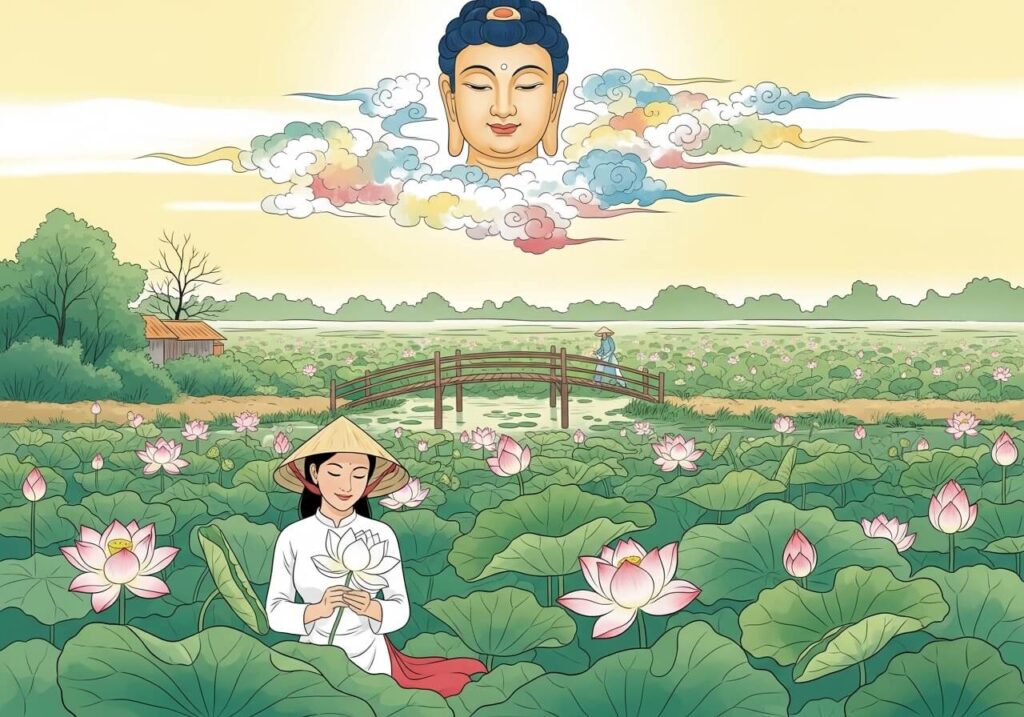 Giữ tâm thanh tịnh để an vui theo sát bạn như bóng với hình 6 Giữ tâm thanh tịnh để an vui theo sát bạn như bóng với hình